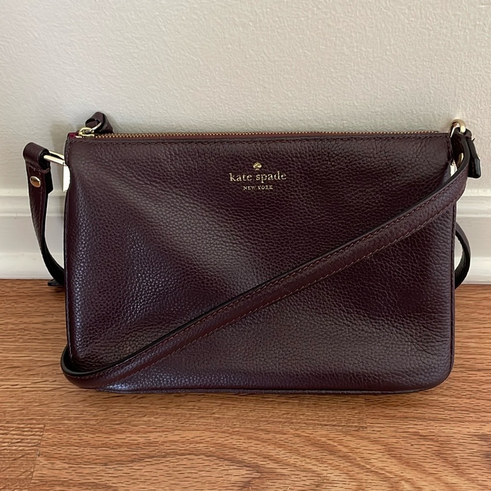 Kate Spade Burgundy Crossbody Bag